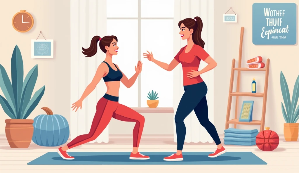 Creat a women provided beginner's workout training