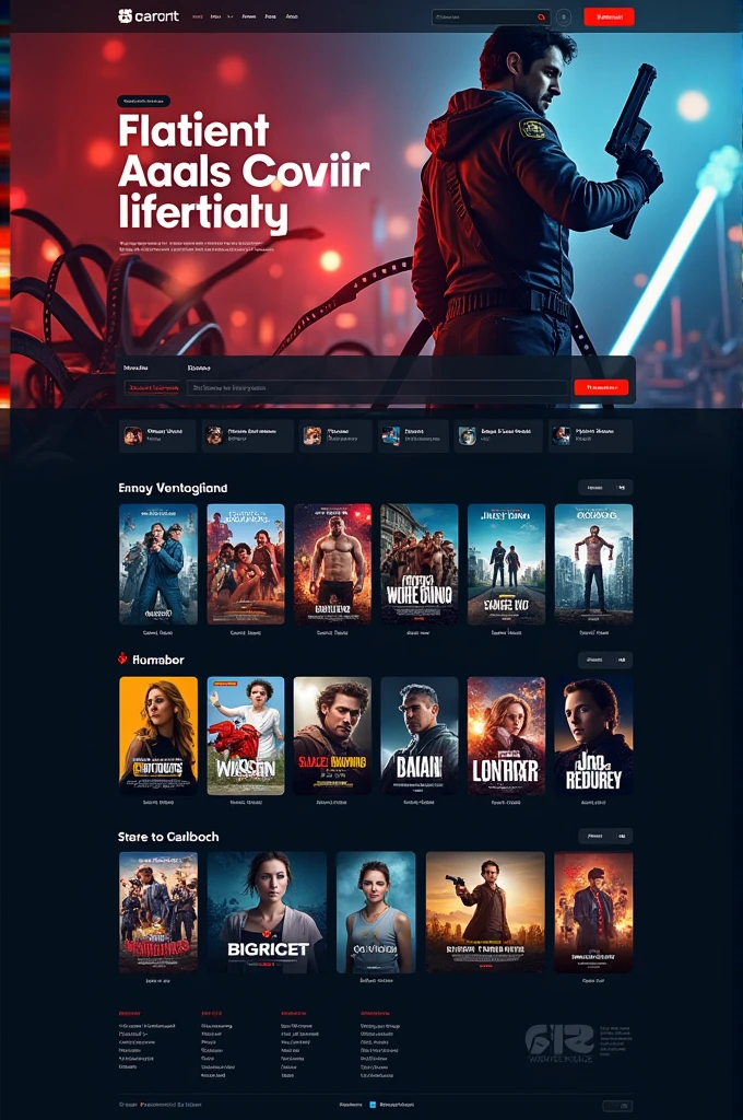 Movie Search Page Template
