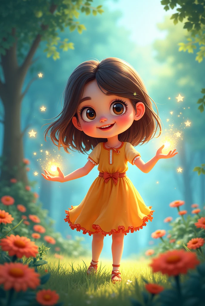 AI genereted AI carton
girl magical