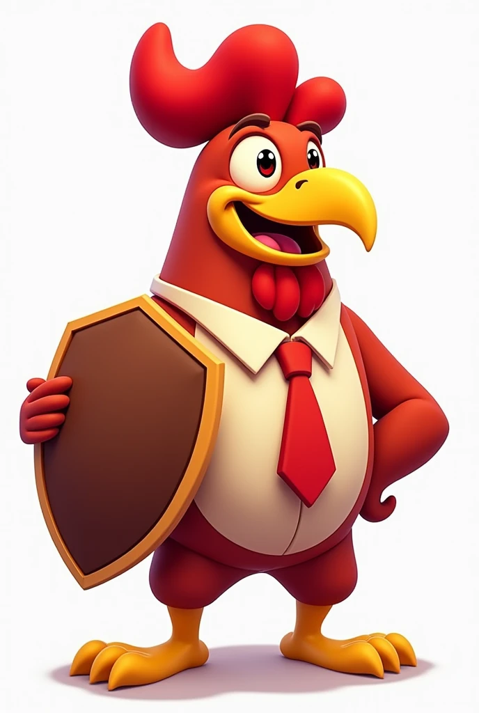- Animal (Cock-of-the-rock)
- Male - Friendly and sociable personality - Message that conveys unity and teamwork - Will carry a shield, representing the school's insignia, Protection and safety - Large - Its representative colors are red and yellow - Animated style - It has a tie around its neck