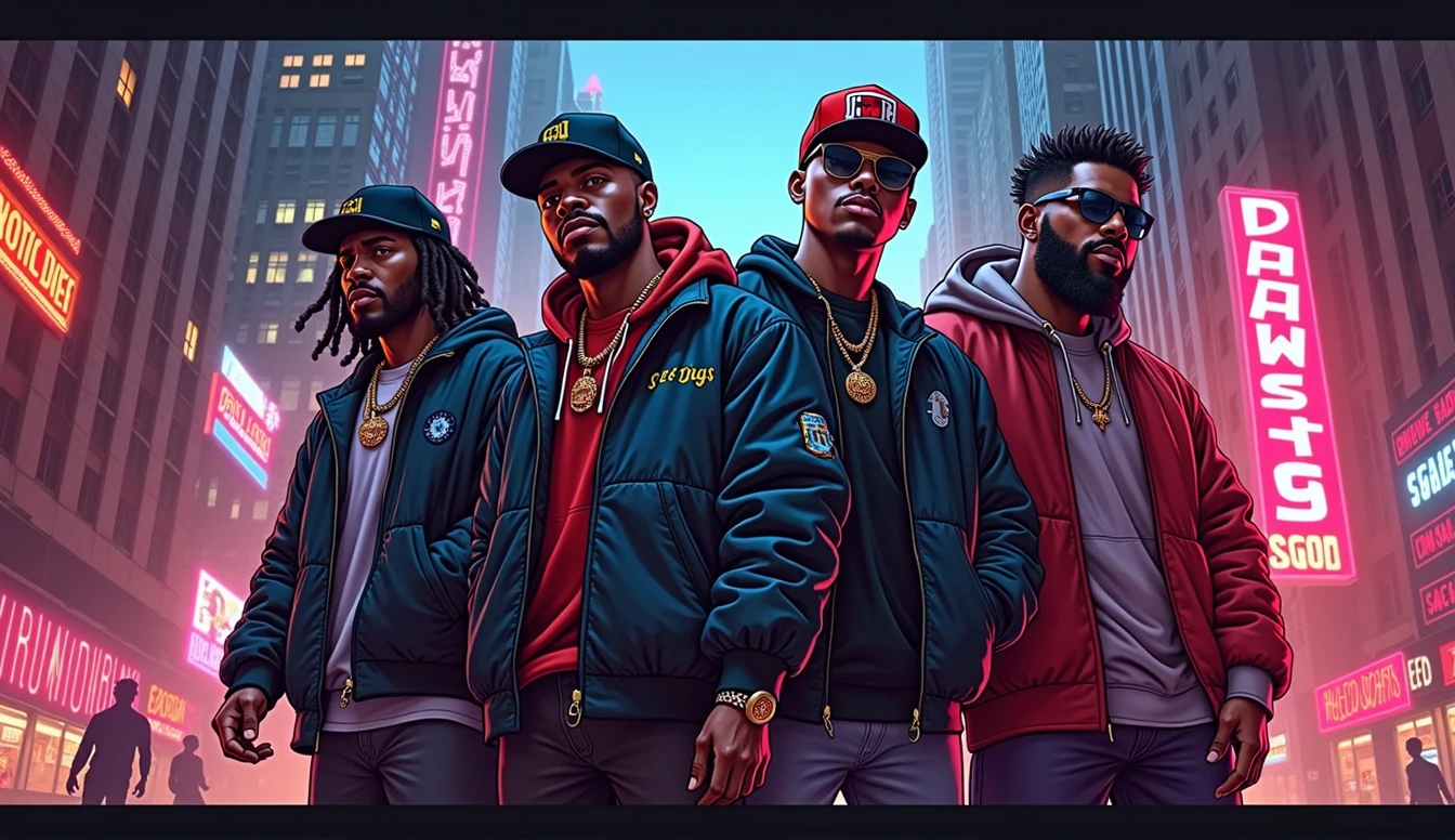 Crie uma miniatura para o videoclipe big dawgs 