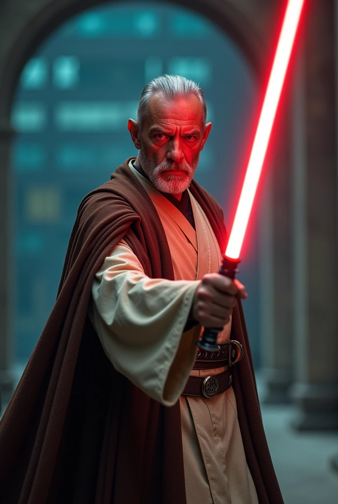 fight between jedi with the background of the financial market