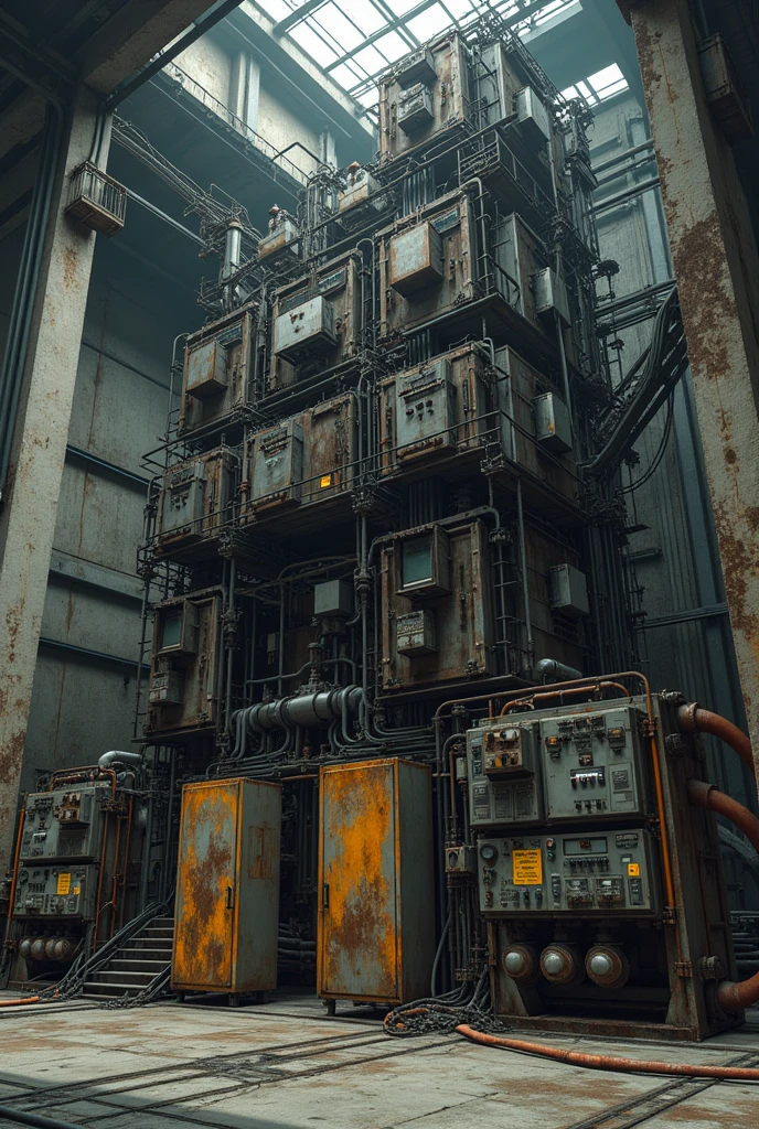 Industrial electricity installation
