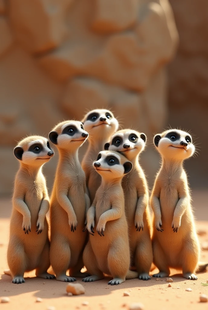 8 meerkats 