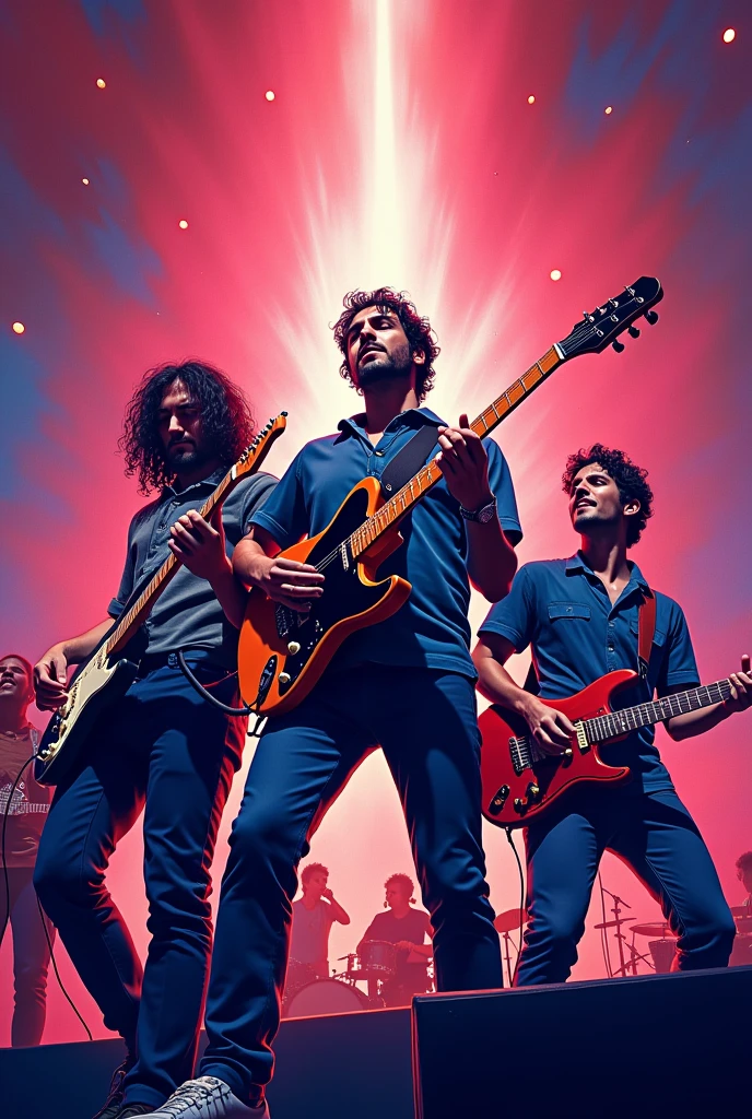 Music show poster without text