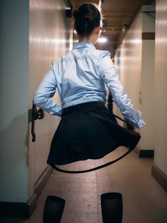 You can even see the feet, (Arch your back), Be patient with peeing, mini skirt, (From below), uniform, (can not see, No humans, Headless, Faceless:1.5), Cute big tits, (8k, RAW Photos, Highest quality, masterpiece:1.2), (Realistic, photo-Realistic:1.37), Photon Mapping, Radio City, ((Hasselblad Photography)), Physically Based Rendering, whole body, socks