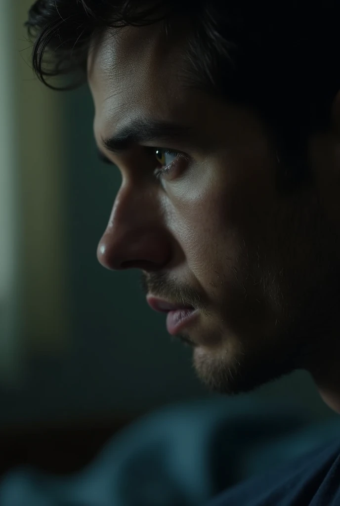 . INT. APARTMENT - BED - NIGHT
Shot 5: Close-up of Alex’s face in contemplation.
Flashbacks or a montage of John working hard, showing his sacrifices. Alex’s face reflects his internal struggle.