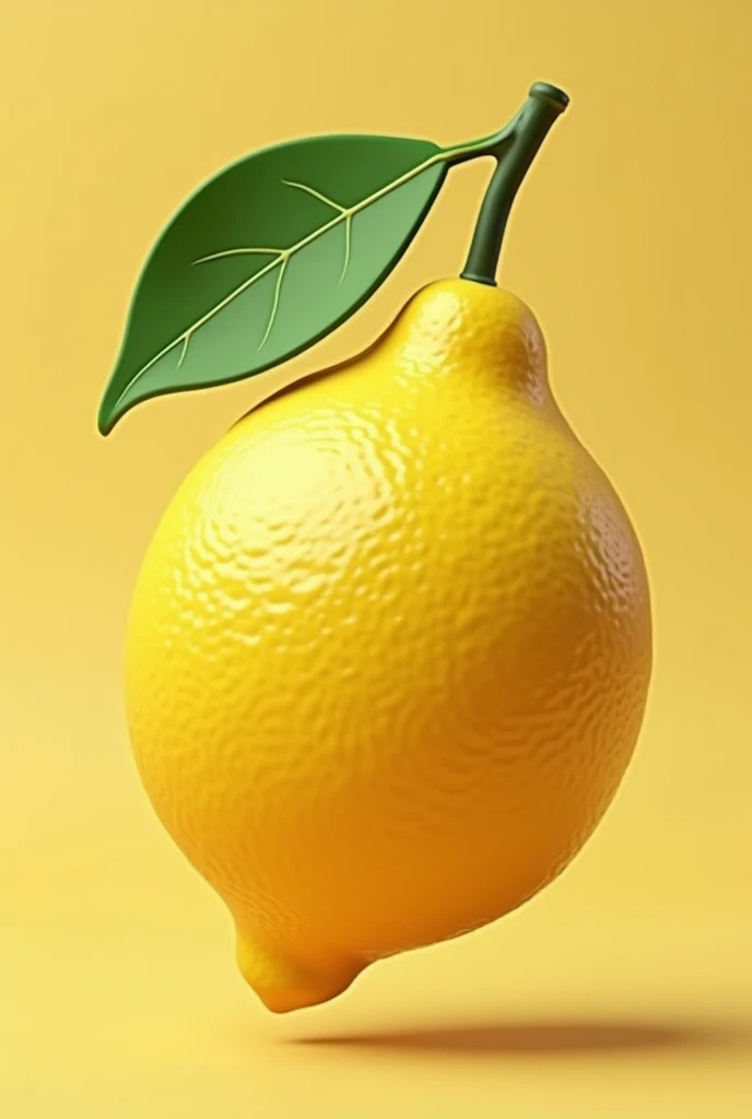 Sicilian Lemon in 3D Cartoon