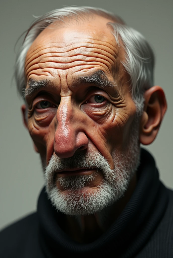 Old man with a Greek nose