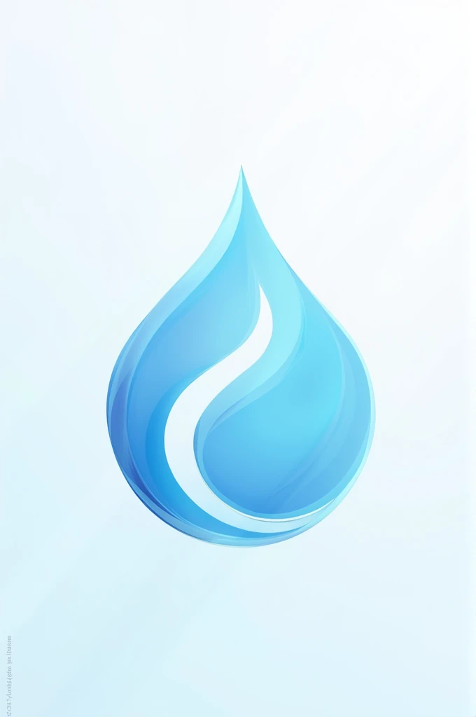 We want to create a logo for a medical device that produces water that is good for health. The relevant color of the blue project and the role of water in health should be clear in the logo.