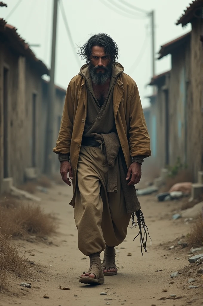 Time is passing by, and this poor young man is defining himself in his skinny physical state, since they rationed the food, Suddenly he started walking around with a long beard, Well, they didn't give him money to buy the basics., He went around poorly dressed , barefoot, since his slippers were broken and his shoes had holes in them. I was completely subject to a painful yoke of contempt.