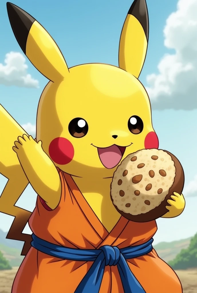 pikachu eating like goku with this resolution 56 x 56 pixels and square