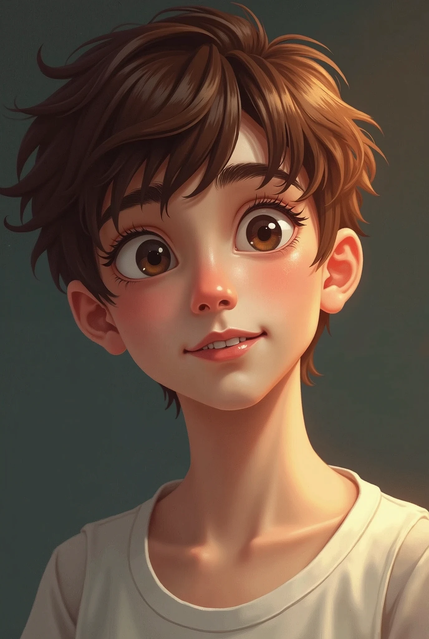 ((Pixel))brown hair,( White skinned ) kadin 