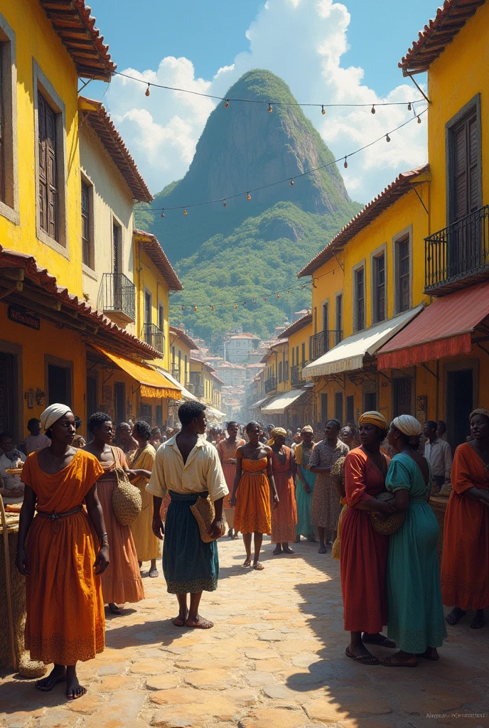 COLONIAL RIO DE JANEIRO, fair, SLAVED AND FOREIGNERS