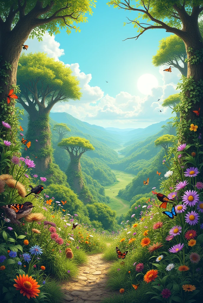 An image showing biodiversity and nature