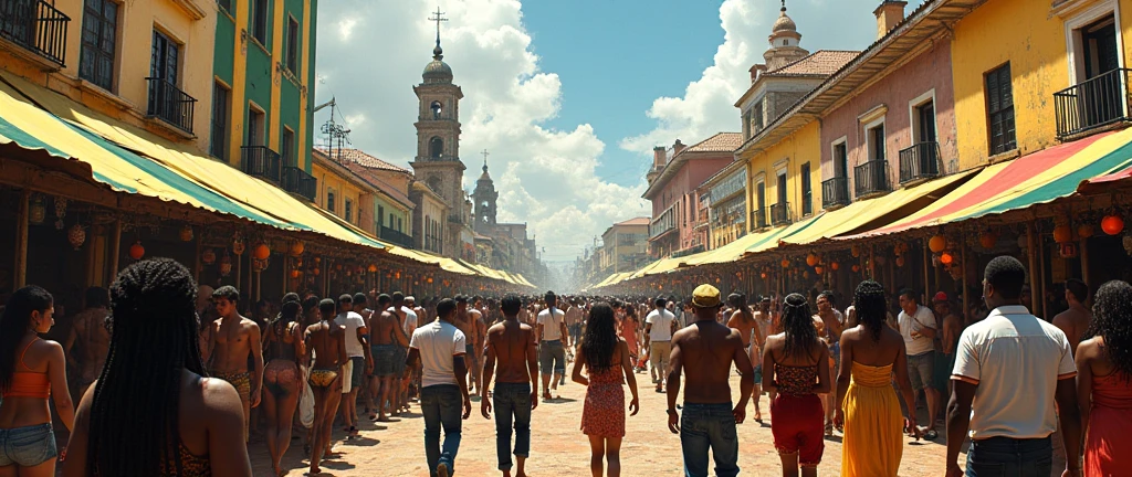 um desfile nas ruas do rio de janeiro do dia 7 de setembro