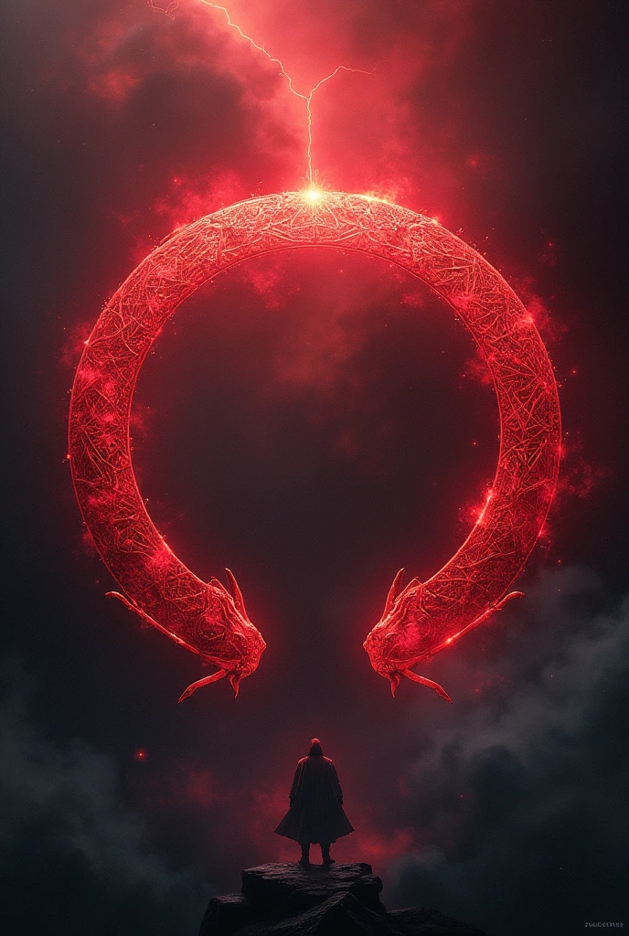 Epic Red Omega Symbol
