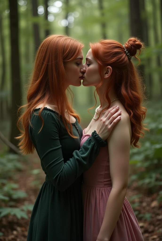 allow nsfw images, perfect bodies, a lesbian actress with the perfect face hermione granger is with another lesbian actress with the perfect face of ginny weasley, (lesbian witches kissing,  in the forest, no clothing , on your back, sticking your ass out with your legs and buttocks half open, in sexual position, open and round ass showing the pussy, shows her breasts without clothes, he&#39;s facing away from me, sex anal toy (perfects eyes) (perfect mouth) ( porn actress), (perfect nose) (perfect legs) (perfect hands)
