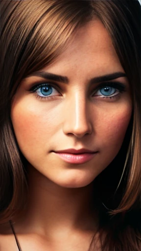 Color photo A 30-year-old Abramowicz woman focus on the face Color photo