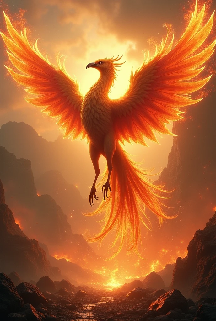 Fantasy of a phoenix 