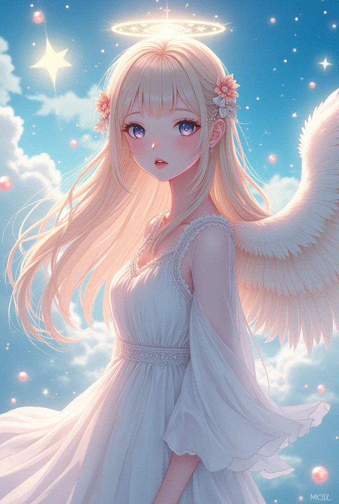 Beautiful Angel girl anime
