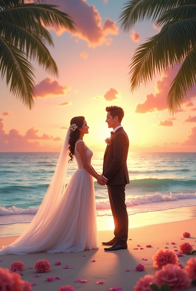 Beach wedding 