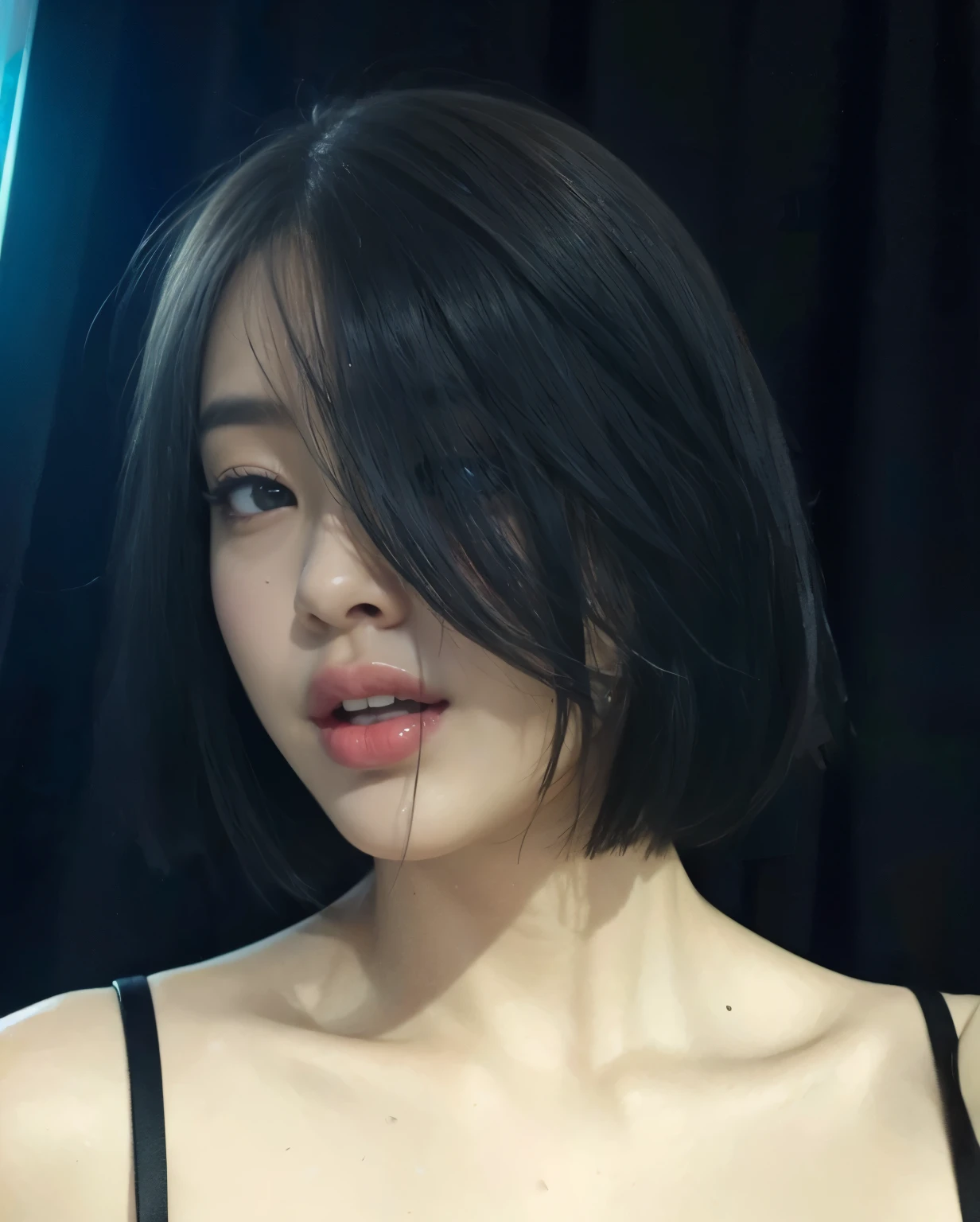 siren eyes and slanted eyes and Asian eyes 