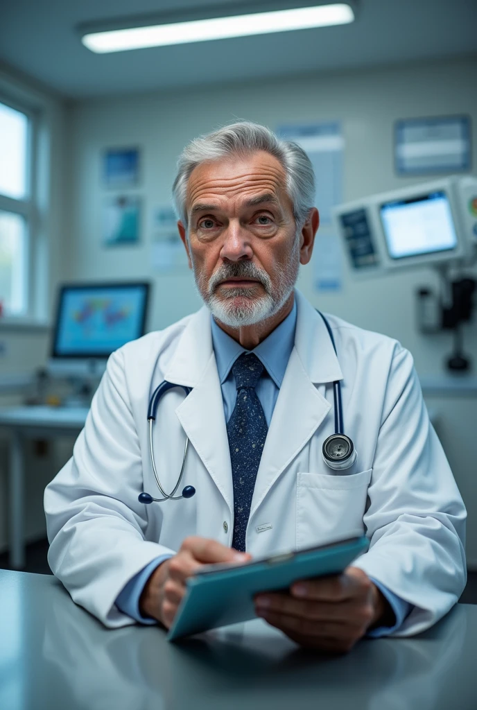 Doctor speaking