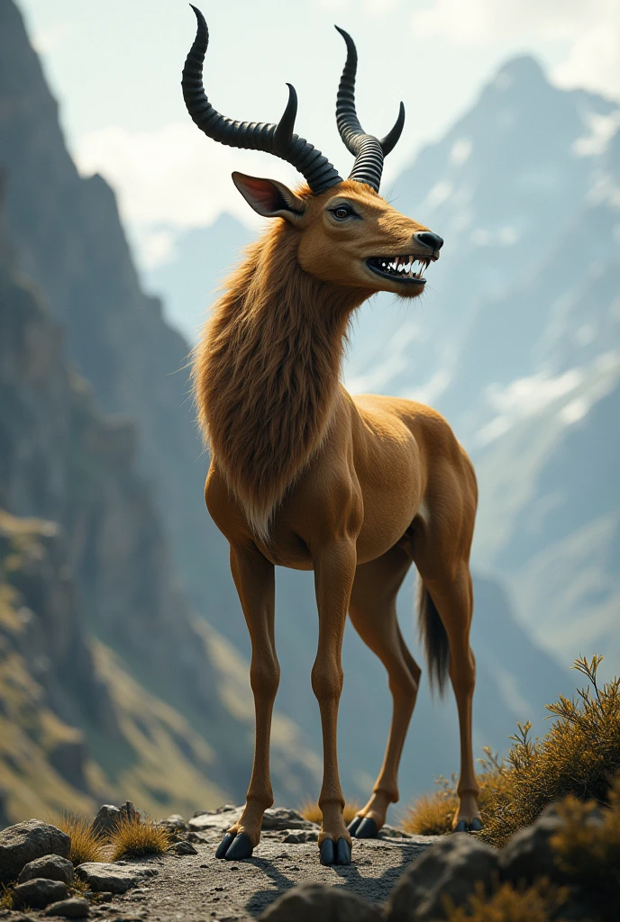 Mono antelope that says mankylope