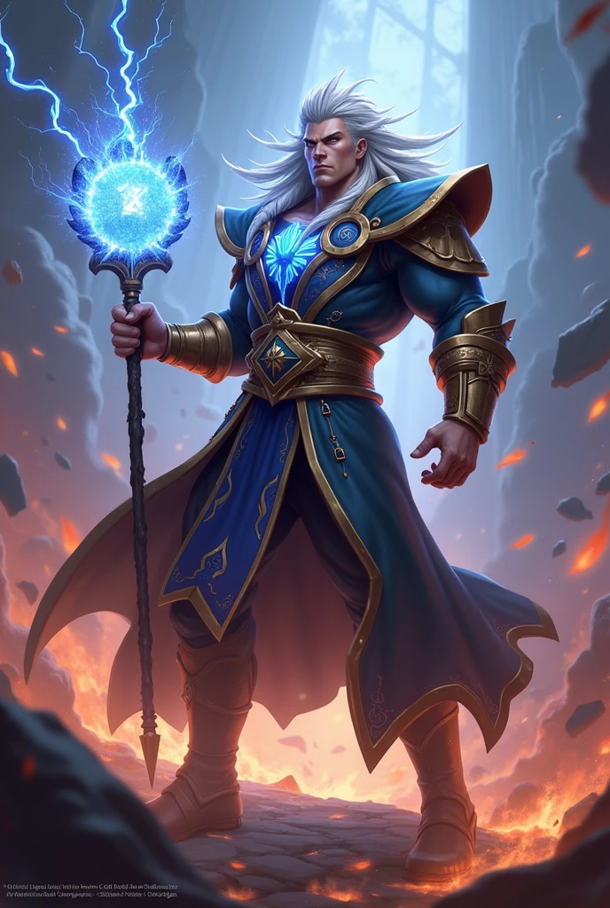 Character Xavier from the game mobile legends