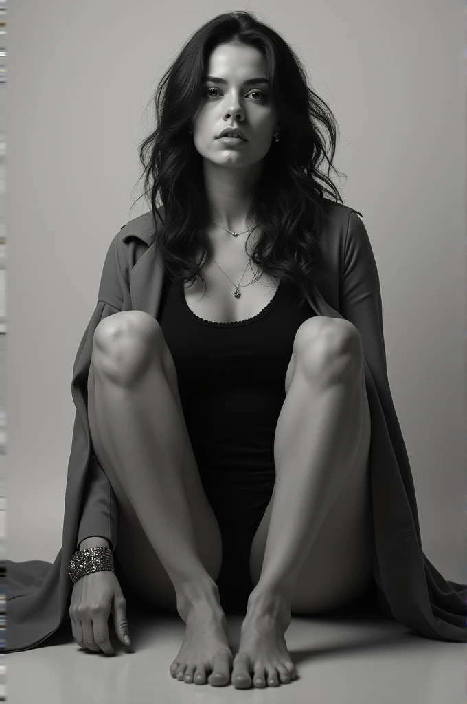 Image of a woman with her legs open