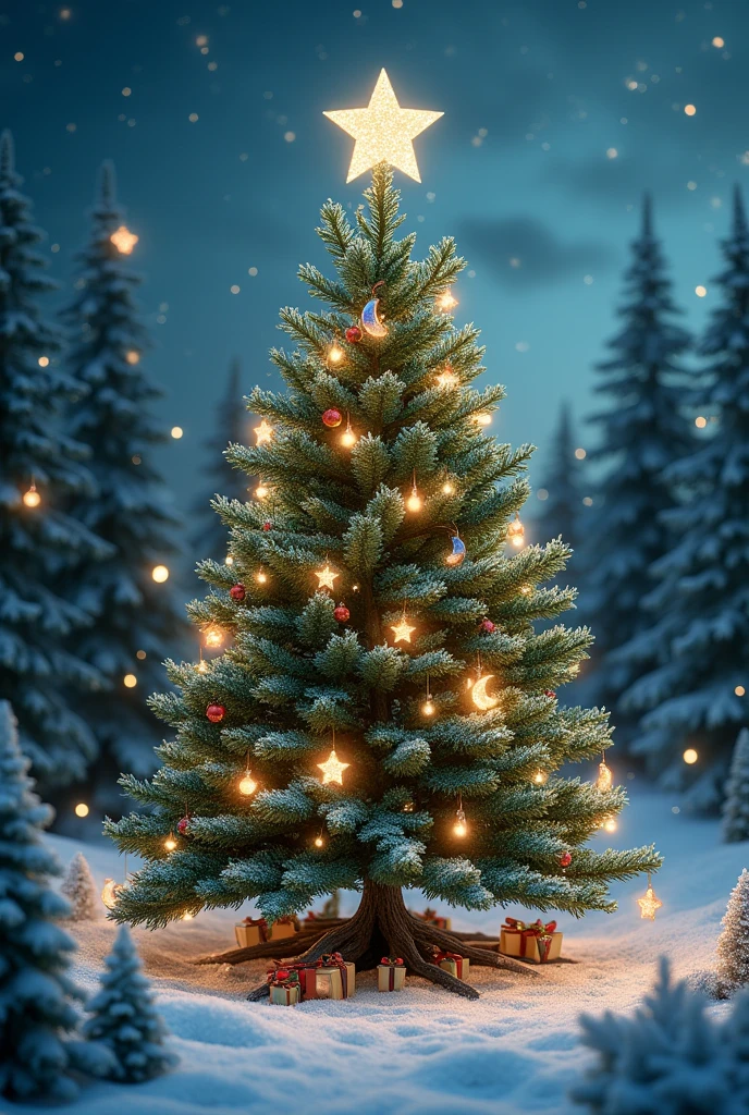 Christmas magical tree decor