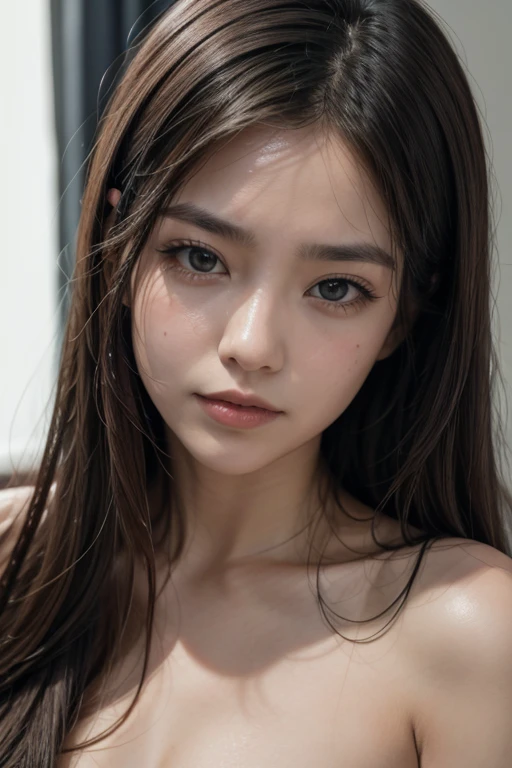 Woman showing no