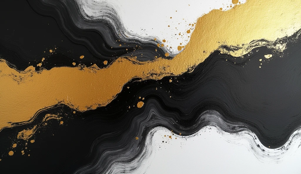 Black & white, Neutral Wall Art, Black, White & Gold, Modern Wall Prints, Black Bedroom Wall Art, Large Gold Wall Decor, Gold Abstract Art Prints, Abstract large wall art printable, gorgeous design, black and white accentuated by metallic gold, Gold foil Abstract Art II Brush Modern light luxury Abstract Large Wall Art, Printable Art, Modern Wall art , Modern Art prints, black background