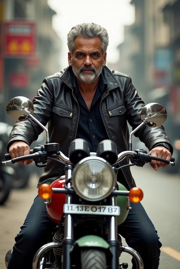 Milind Vijay Patkar on his interceptor 650