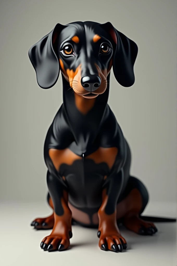 Black Dachshund