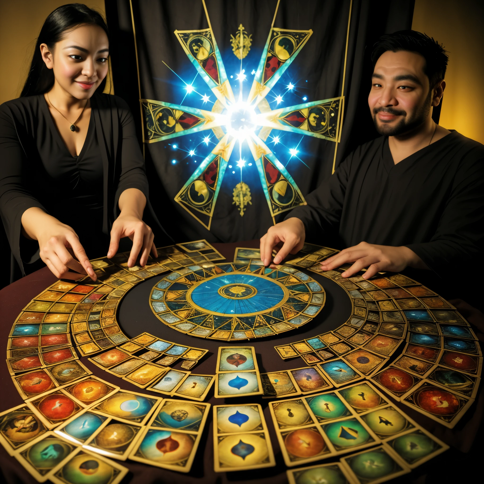 spiritual、mysterious、Sparkling、Fortune telling、Tarot Cards、No characters needed