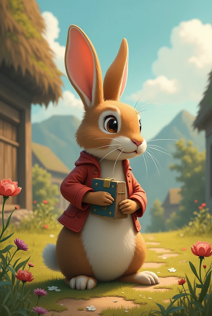 In the same village lived a rabbit named Lino., famous for his curiosity and adventurous spirit