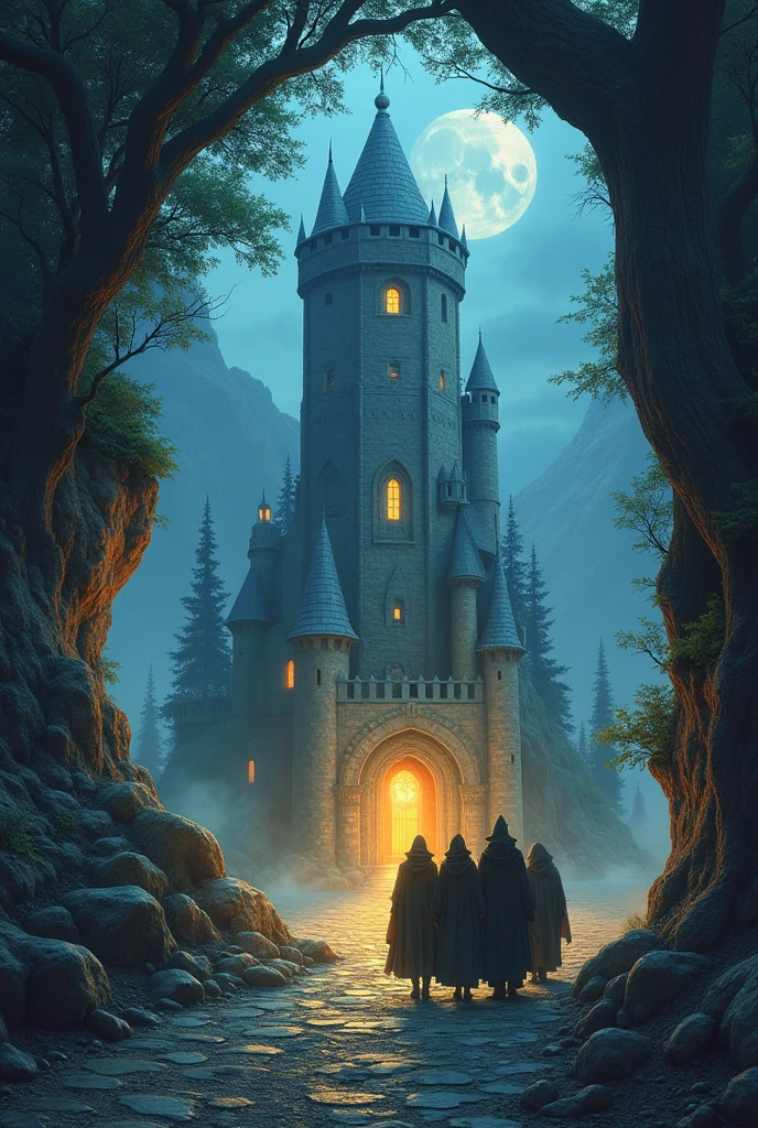 Arriving at the wizard's tower, Arion welcomed them kindly and listened to their wishes.. With a sympathetic look,