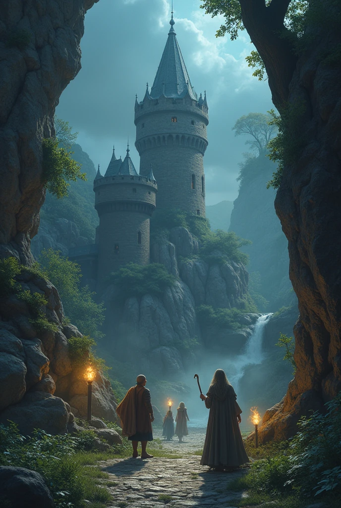Arriving at the wizard&#39;s tower, Arion welcomed them kindly and listened to their wishes.. With a sympathetic look,