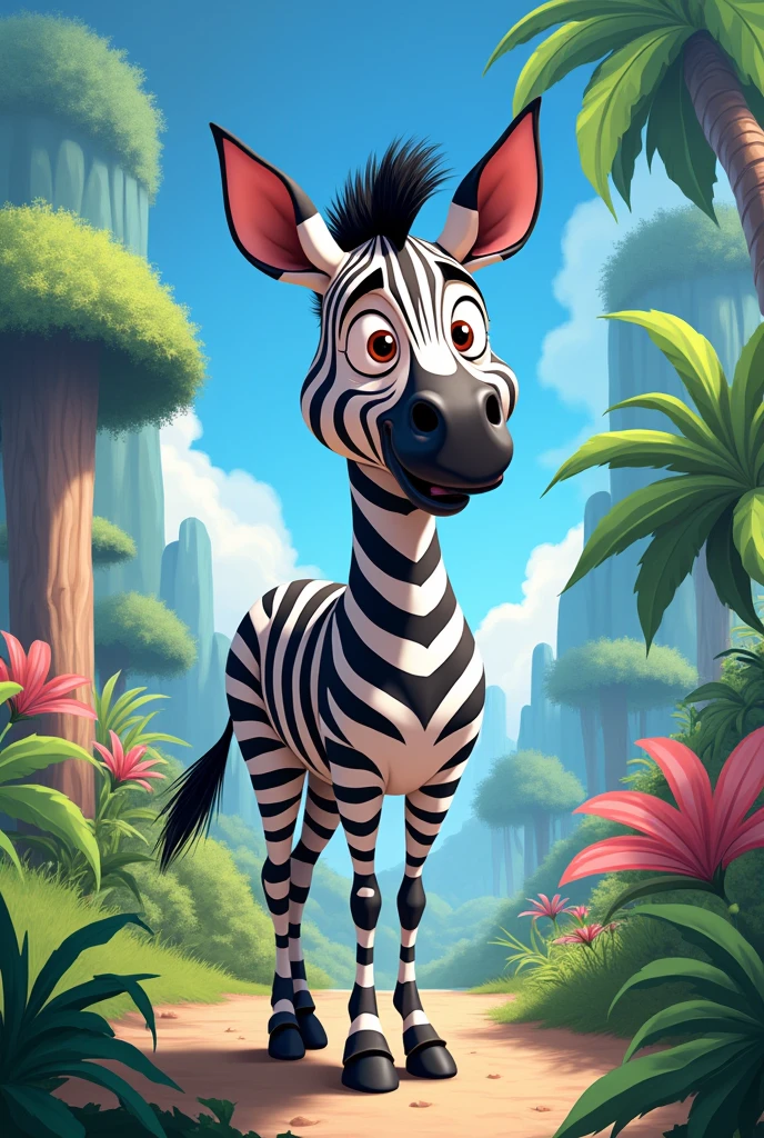 Marty from Madagascar penguins anime