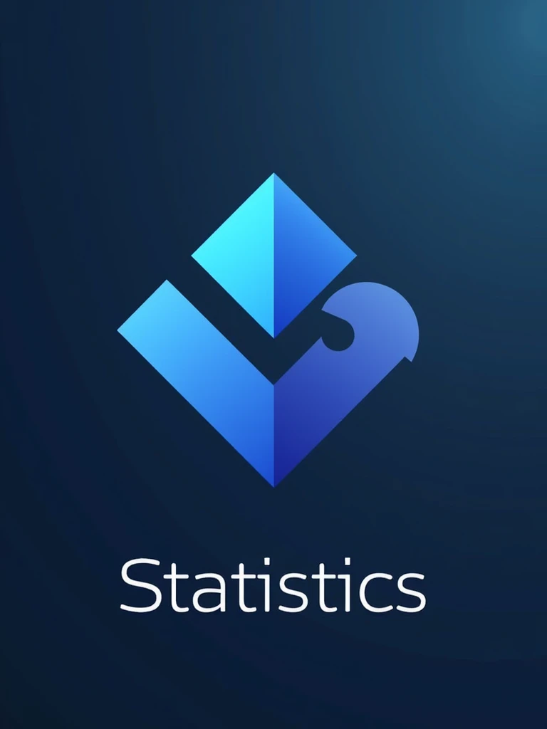 a logo for a stats tracker website
