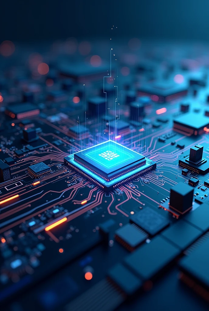 A background with technical details to be used on a web page, with details of tecnology