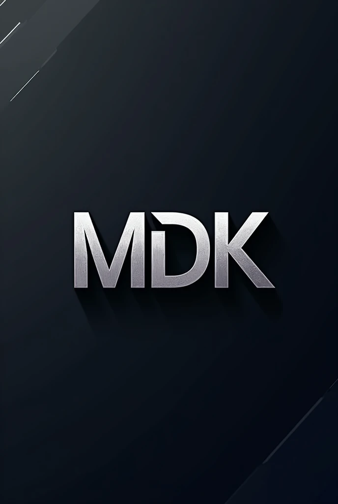 Create a logo for a company called "MDK"
