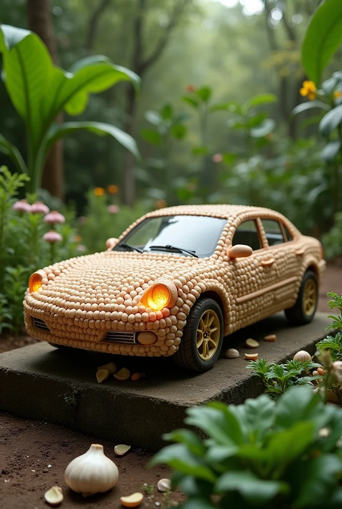 Car made with garlic