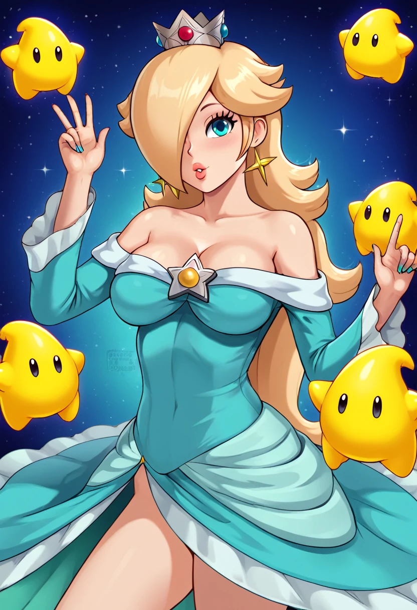 Princess Rosalina from Mario Galaxy, sexy