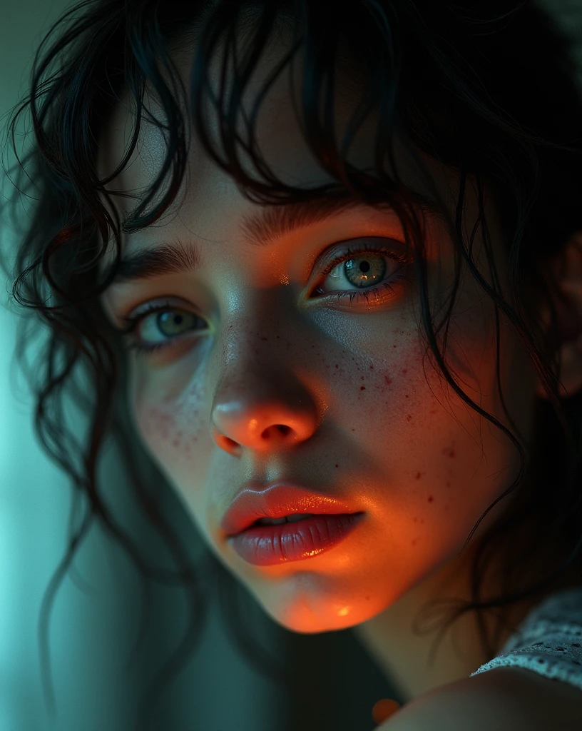 fujifilm cinematic photo of cinematic photo Jean-Michel Basquiat style (by Jean Michel Basquiat, a girl (Rachel Cook Model, detailed skin. sadistic smile)), cinematic lighting, 8k, epic scene, hyper realistic, focused, high details, unreal engine 5, cinematic, Controversial composition, Chaotic composition, volumetric lighting, HDR,by antonio j. manzanedo, style of mohrbacher, amano, satoshi kon, brian sum ,exposure blend, bokeh, cinematic look, rim light, soothing tones, hyperdetailed, low contrast, soft cinematic light, dim colors, faded, fujifilm, hyperrealism, sharp . , "Photorealism, DOF, (She cries with joy, tears from her eyes) . 35mm photograph, film, bokeh, professional, 4k, highly detailed, 35mm photograph, film, bokeh, professional, 4k, highly detailed , perfect eye, blu eye