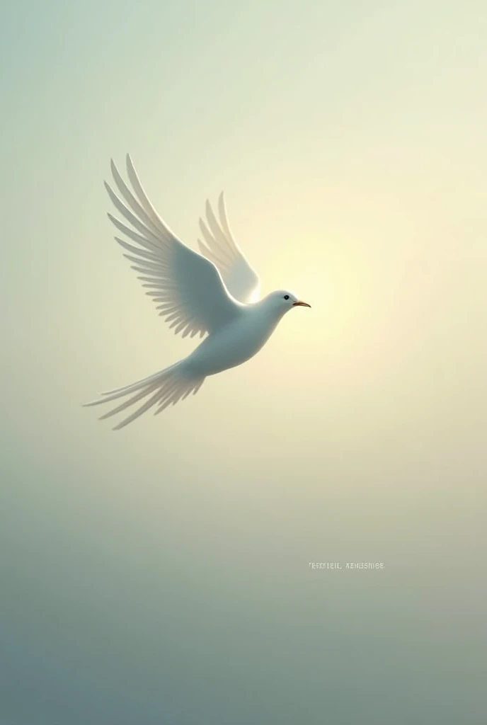 Create a new simple book cover "the bird of the soul"
