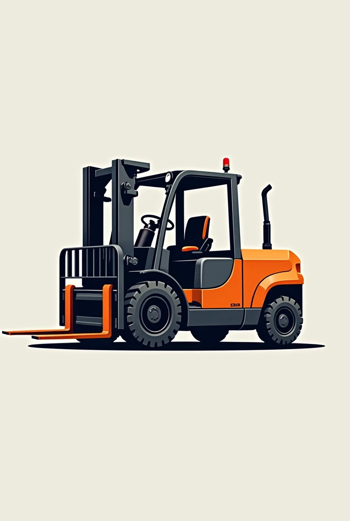 Create a forklift company logo with the name forklift in English