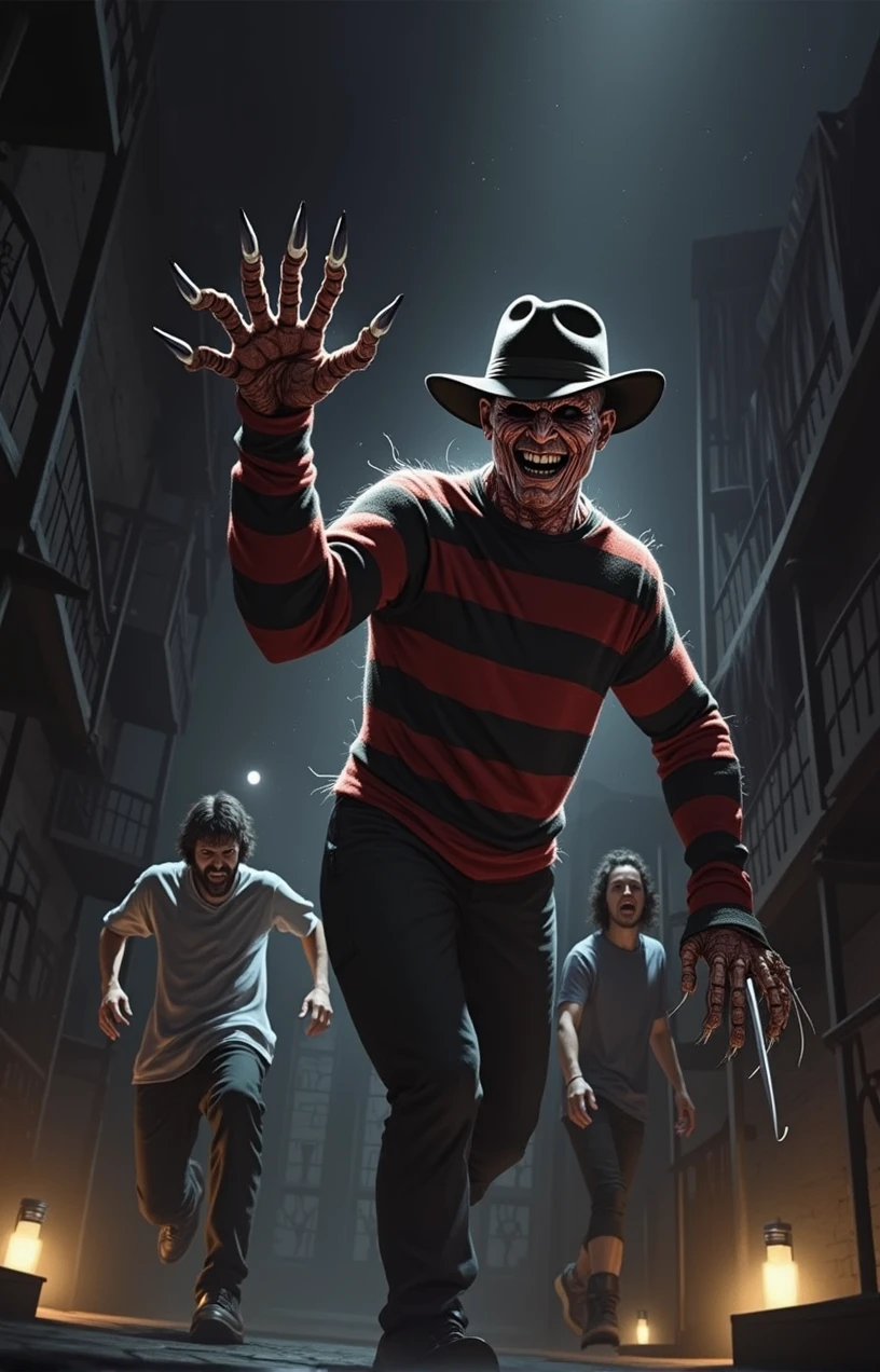 One, Two, Freddy's Coming For You
Three, Four, Better Lock Your Door
Five, Six, Grab A Crucifix
Nine, Ten, Never Sleep Again